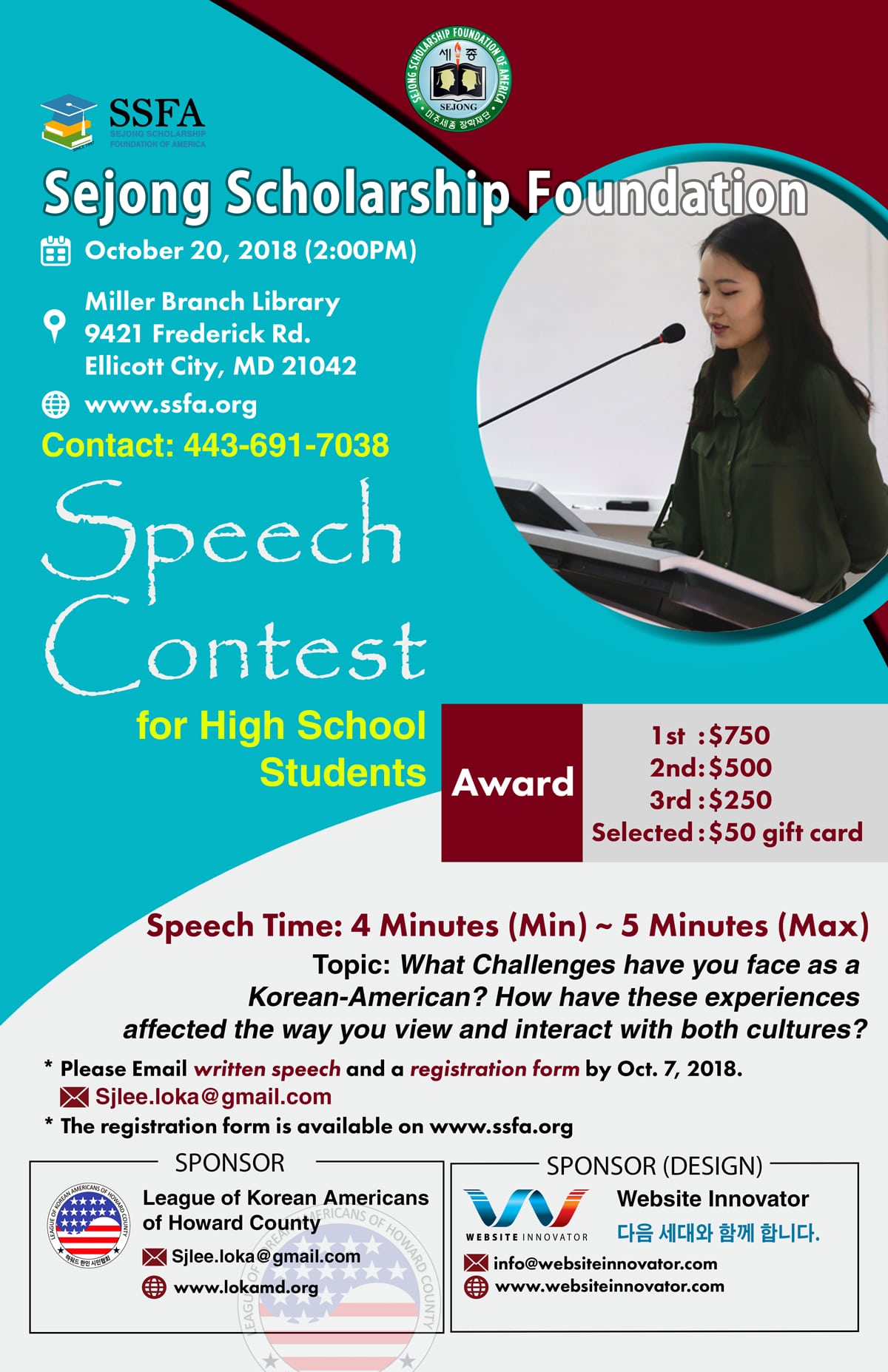 SSFA Speech Contest